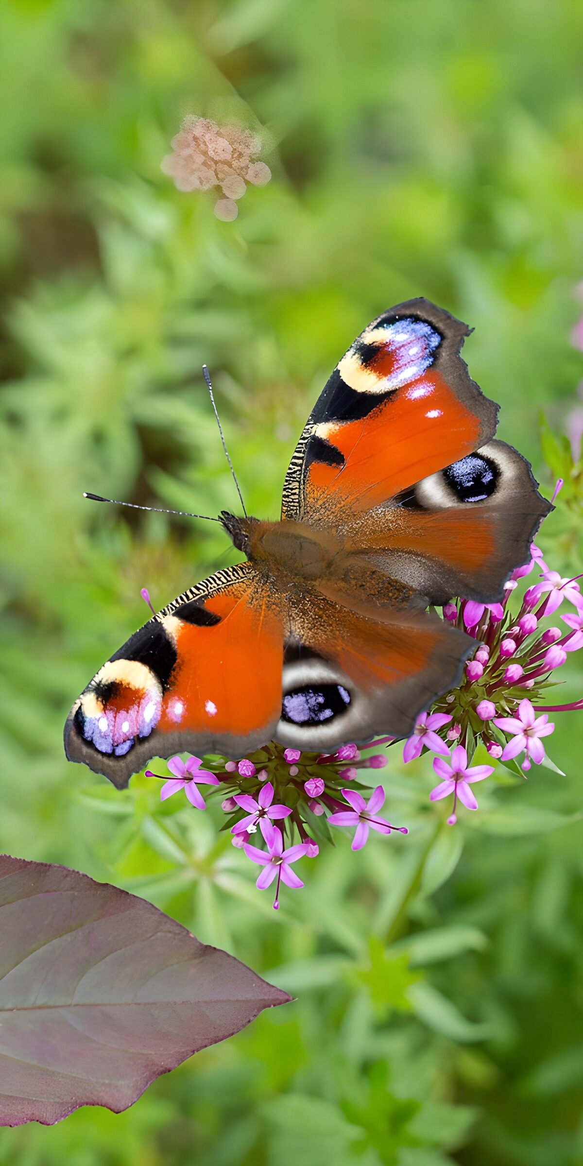 HPDK54660: Røde vinger i de lilla blomsters ro